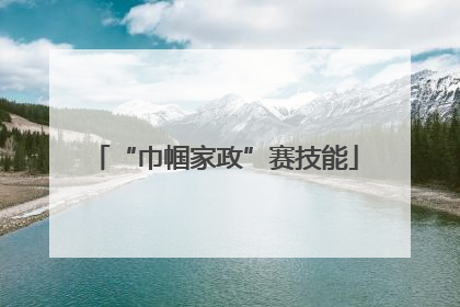 “巾帼家政”赛技能