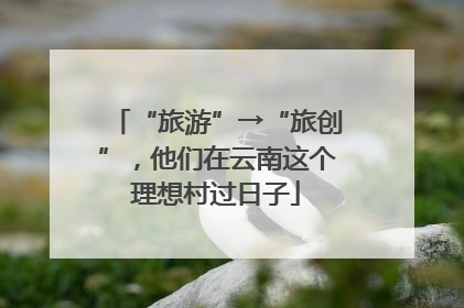 “旅游”→“旅创”，他们在云南这个理想村过日子