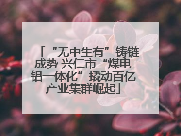 “无中生有”铸链成势 兴仁市“煤电铝一体化”撬动百亿产业集群崛起