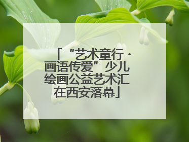 “艺术童行・画语传爱”少儿绘画公益艺术汇在西安落幕