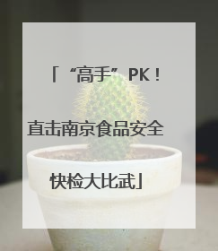 “高手”PK！直击南京食品安全快检大比武