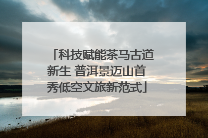 科技赋能茶马古道新生 普洱景迈山首秀低空文旅新范式
