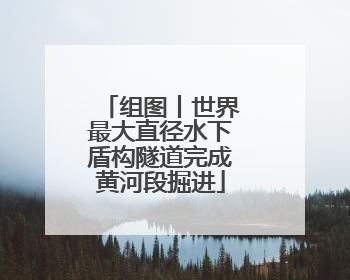 组图丨世界最大直径水下盾构隧道完成黄河段掘进