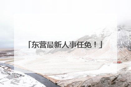东营最新人事任免！