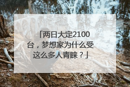 两日大定2100台，梦想家为什么受这么多人青睐？