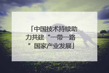 中国技术持续助力共建“一带一路”国家产业发展