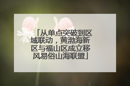 从单点突破到区域联动，黄渤海新区与福山区成立移风易俗山海联盟