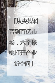 从央媒科普到百亿市场，六个核桃打开产业新空间