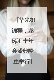 华光织锦程，龙环汇丰年会盛典隆重举行