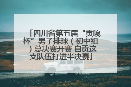 四川省第五届“贡嘎杯”男子排球（初中组）总决赛开赛 自贡这支队伍打进半决赛