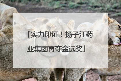 实力印证！扬子江药业集团再夺金远奖