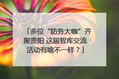 多位“防务大咖”齐聚贵阳 这届智库交流活动有啥不一样？