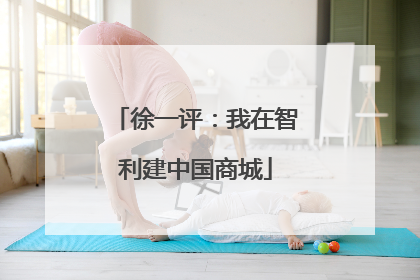 徐一评：我在智利建中国商城