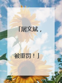 屠文斌，被重罚！