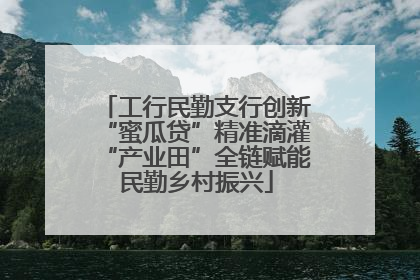 工行民勤支行创新“蜜瓜贷”精准滴灌“产业田”全链赋能民勤乡村振兴