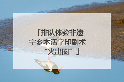 排队体验非遗 宁乡木活字印刷术“火出圈”