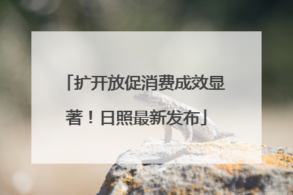 扩开放促消费成效显著！日照最新发布