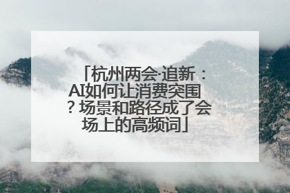 杭州两会·追新：AI如何让消费突围？场景和路径成了会场上的高频词