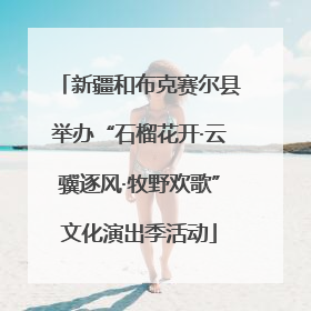 新疆和布克赛尔县举办“石榴花开·云骥逐风·牧野欢歌”文化演出季活动