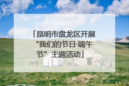 昆明市盘龙区开展“我们的节日·端午节”主题活动