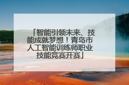 智能引领未来、技能成就梦想！青岛市人工智能训练师职业技能竞赛开赛