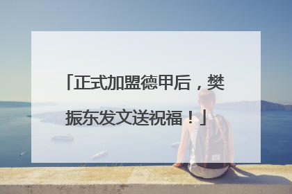 正式加盟德甲后，樊振东发文送祝福！
