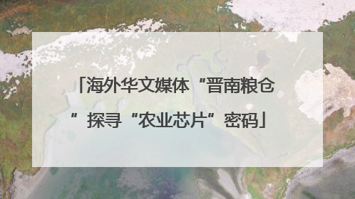 海外华文媒体“晋南粮仓”探寻“农业芯片”密码