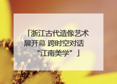 浙江古代造像艺术展开幕 跨时空对话“江南美学”