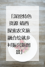 深挖特色资源 靖西探索农文旅融合绘就乡村振兴新图景
