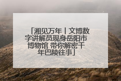 湘见万年丨文博数字讲解员现身岳阳市博物馆 带你解密千年巴陵往事