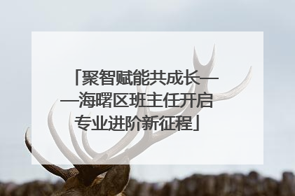 聚智赋能共成长——海曙区班主任开启专业进阶新征程