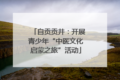 自贡贡井：开展青少年“中医文化启蒙之旅”活动