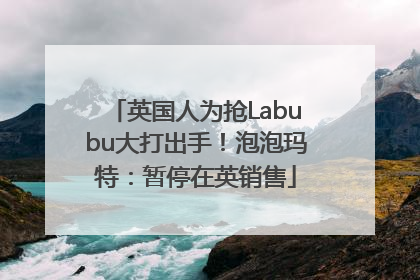 英国人为抢Labubu大打出手！泡泡玛特：暂停在英销售