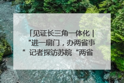 见证长三角一体化｜“进一扇门，办两省事”记者探访苏皖“两省一街”警务室