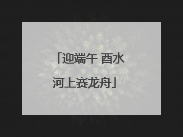 迎端午 酉水河上赛龙舟