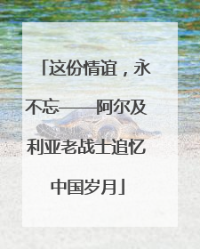 这份情谊，永不忘——阿尔及利亚老战士追忆中国岁月