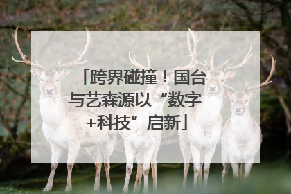 跨界碰撞！国台与艺森源以“数字+科技”启新