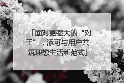 面对更强大的“对手”，添可与用户共筑理想生活新范式