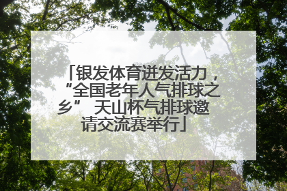 银发体育迸发活力，“全国老年人气排球之乡” 天山杯气排球邀请交流赛举行