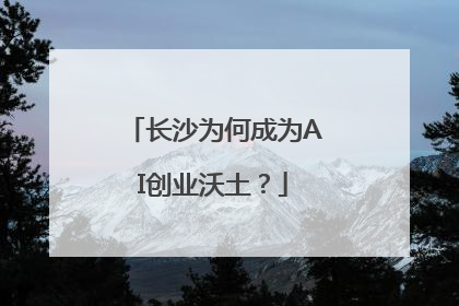 长沙为何成为AI创业沃土？