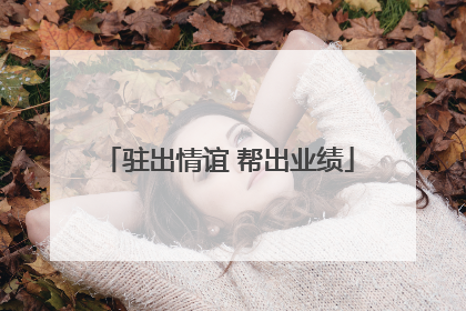 驻出情谊 帮出业绩