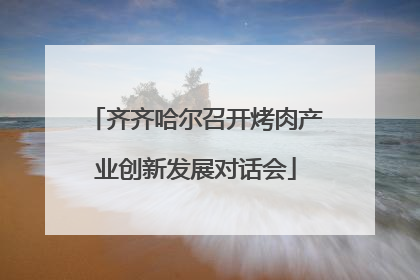 齐齐哈尔召开烤肉产业创新发展对话会
