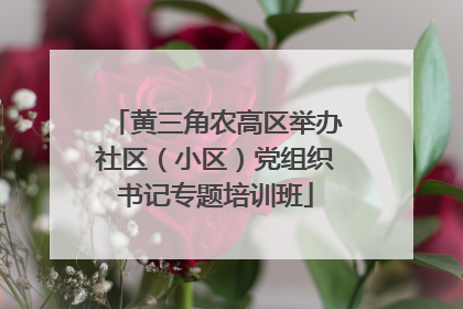 黄三角农高区举办社区（小区）党组织书记专题培训班