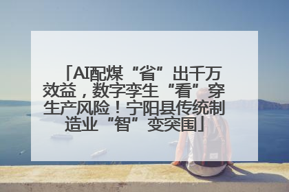 AI配煤“省”出千万效益，数字孪生“看”穿生产风险！宁阳县传统制造业“智”变突围